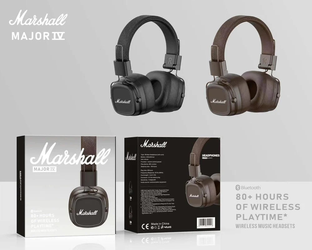 Marshall Major IV Inspired Headphones (AAA Clone)